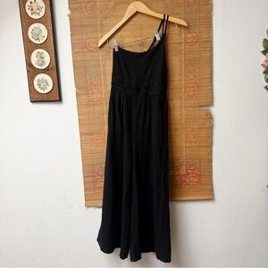Black One Shoulder Wide Leg Jumpsuit  
Excellent condition